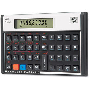 hp 12c financial calculator 10 digit lcd