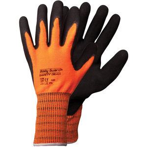 SHOWA Atlas 330 Palm Coating Natural Rubber Glove, 10-Gauge Seamless