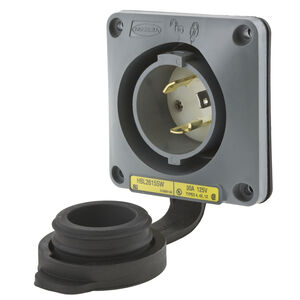 30A 125VL5-30P TWIST-LOCK WR Safety-Shroud Fl Inlet | Fastenal