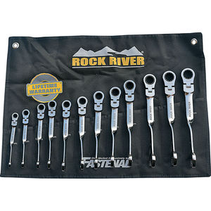 Channellock Standard 12-Point Twisted Ratcheting Combination Wrench Set 