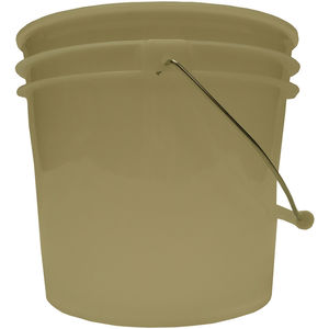 Pail/Bucket, 3.5 Gallon, Poly Plastic, Ropak, INDUSTRIAL CONTAINER