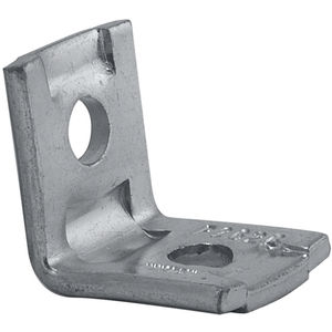 P2626 EG 2-Hole Electrogalvanized Zinc Steel 90° Fitting