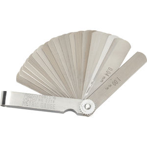 25 Blade .04 to 1mm Metric Feeler Gauge | Fastenal