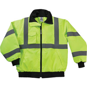 2XL Hi-Vis Lime 300 Denier Polyester Oxford w/ PU Coating