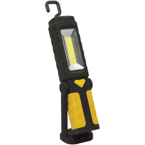 220 High/60 Low Lumen 3W Black/Yellow Portable Rechargeable Job Site ...