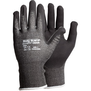 100-PCS Fastenal Body Guard Nitrile Disposable Gloves Large Dark