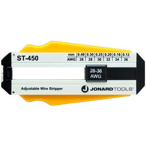 26-36 AWG Jonard Tools ST-450 Adjustable Precision Wire Stripper 