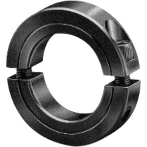 Two-Piece Clamping Collar Recessed Screw Black Oxide Steel 15/16 Pack of 5 
