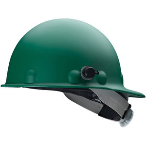 Fibre-Metal by Honeywell P2ARW74A000 Super Eight Ratchet Fiber Glass Cap Style Hard Hat Green 