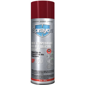 8oz Aerosol Red Silicone Sprayon™ High Temperature RTV Adhesive Sealant ...