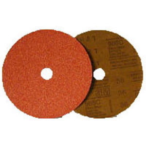 United Abrasives-SAIT 58680 SAIT Fiber Disc 100 Pack 3Z 7 X 7/8 80X Bulk Disc