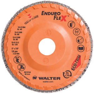 【SCENERITY】Round Fit Flap Flap Disc, Type 27, 7 in x 5/8 in-11, ZA40