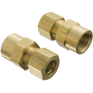 Pack of 5 New Brass 5/16" OD x 1/4" Female NPT Compression Connector Fitting 