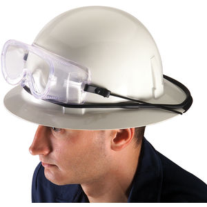 hard hat goggle retainer clip