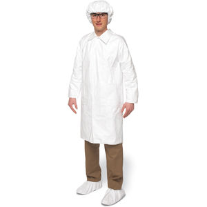 Fashion Seal Healthcare Men's Knee Length Lab Coat Cloth