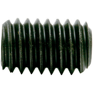 M3-0.5mm Thread Unbrako 45H 3mm Long Alloy Steel Knurled Cup Point Socket Set Screw Black Oxide 