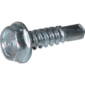 pack of 100 CRL 1/4-20 x 3/4" Hex Washer Head Self-Drilling Screws 