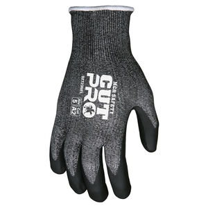 S.　フランネル S 13ga Black HPPE Memphis® Dipped Knit Cut Protection Glove