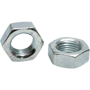 Made in USA - Hex Nut: 5/16-24, SAE J995 Grade 5 Steel, Zinc Clear Finish -  61831145 - MSC Industrial Supply
