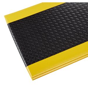 Wearwell Diamond-Plate SpongeCote Mat - Gray